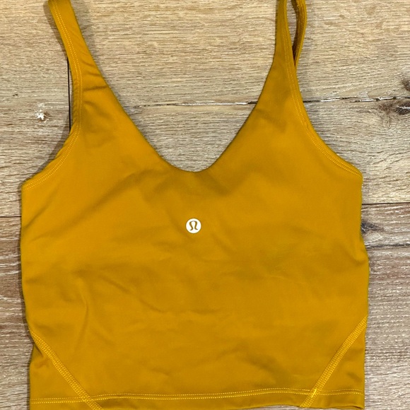 Lululemon 🍋 Gold Set: sports bra and pant set. - Picture 2 of 8